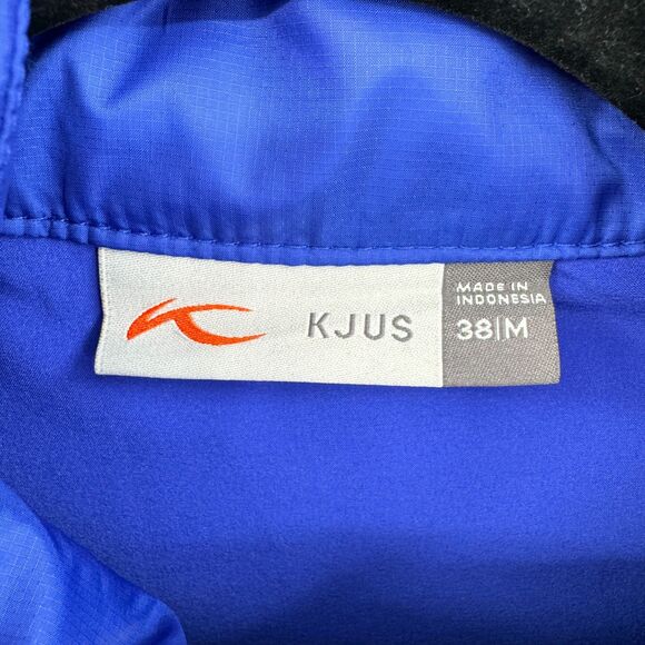 KJUS Blue Radiation Full Zip Golf Vest Mayacama GC Size M Medium (38 EUR) - Picture 5 of 6